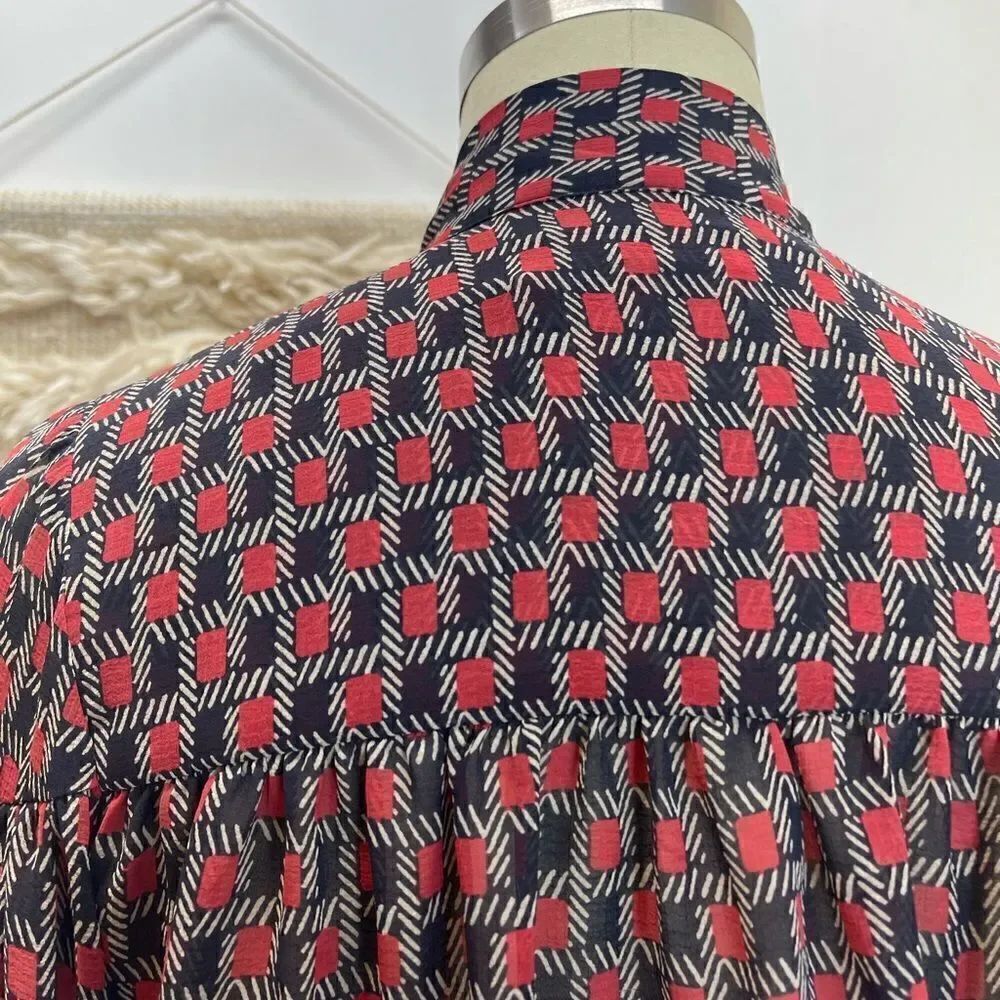 OU Chiffon L/S Sheer Top - Picture 9 of 13